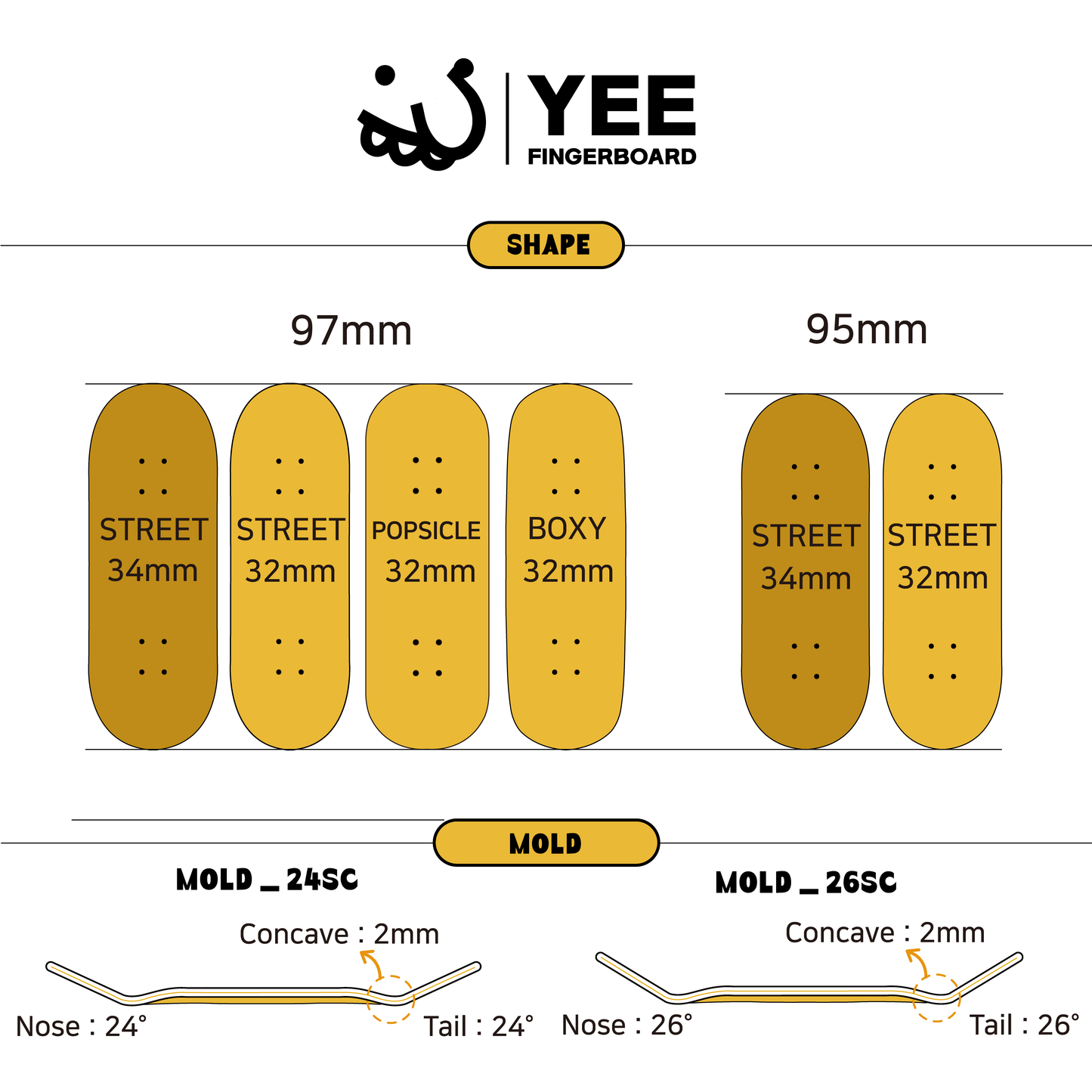 YEE PRO DECK 'Conqueror Acient yee white'